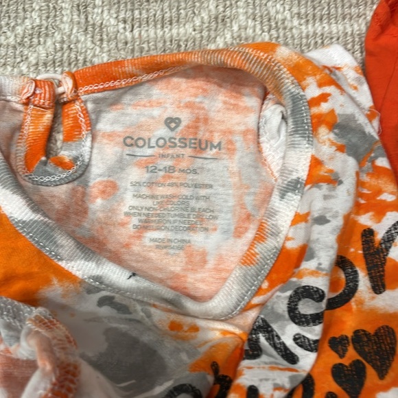 Newborn & Infant Colosseum Orange Clemson Tigers Two Bits Two-Pack Bodysuit Set - Picture 4 of 5